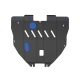 Защита картера и коробки передач для FAW Besturn B50 (12-) 1,6 бен. МТ/АТ / ФАВ Бестерн Б50